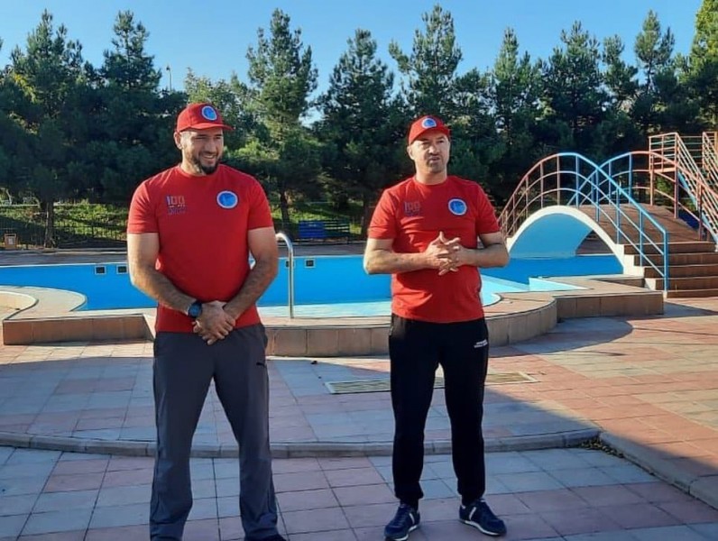 Гайдарбек Гайдарбеков и Магомедрасул Меджидов провели зарядку для участников межрелигиозного молодежного форума в Карабудахкентском районе