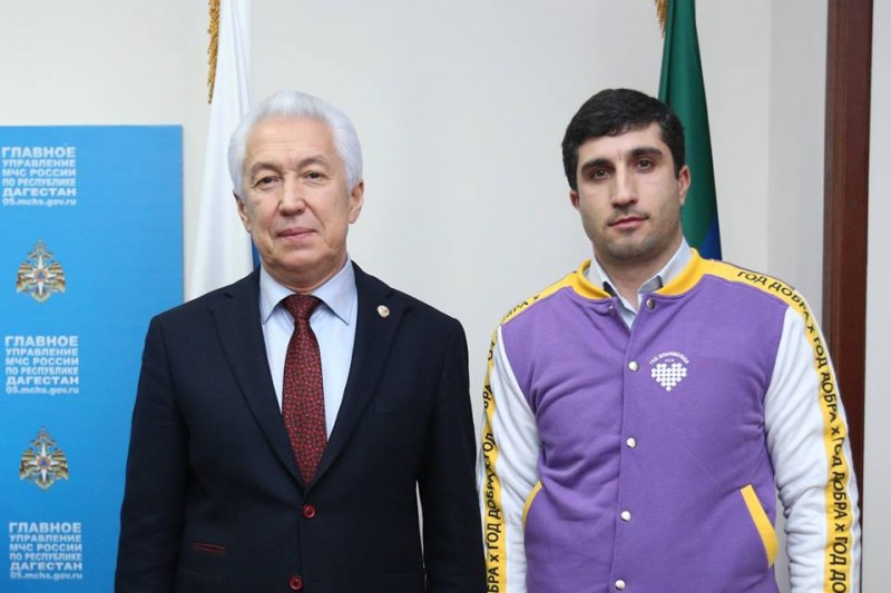 Сотрудник Республиканского центра тестирования ГТО Гамзат Гамзатов - волонтер года в  Дагестане 