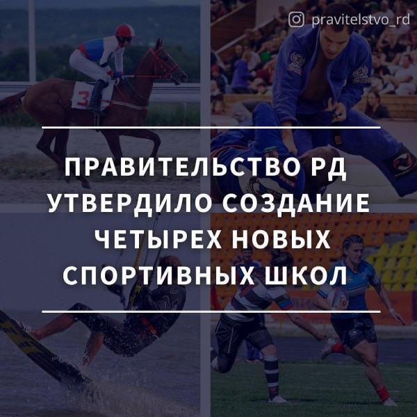Правительство Дагестана утвердило создание новых спортивных школ по четырем видам спорта 