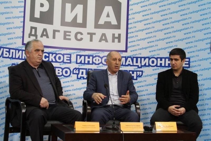 Пресс-конференция в РИА "Дагестан", посвященная чемпионату Европы по спортивной борьбе-2018