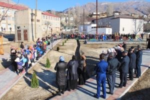Новый парк в Гергебиле. По случаю открытия, состоялся большой праздник. 