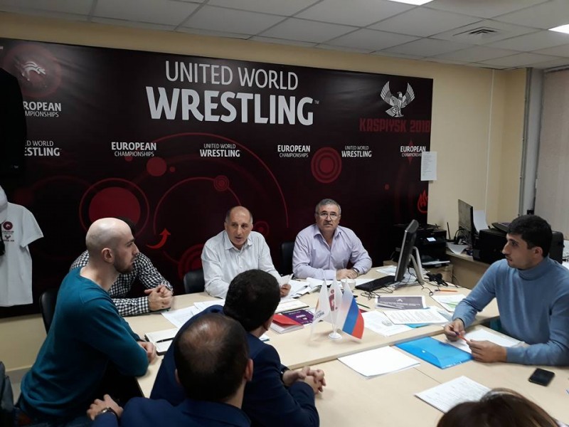 Совещания по подготовке к чемпионату Европы по спортивной борьбе 