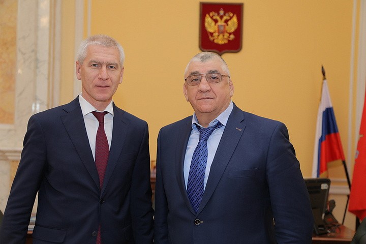 Магомед Магомедов встретился с министром спорта Российской Федерации Олегом Матыциным 