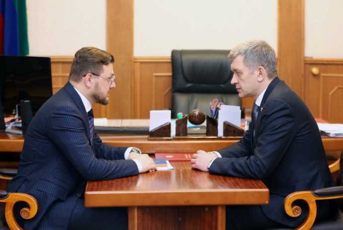 Салман Дадаев встретился в Владимиром Ивановым 