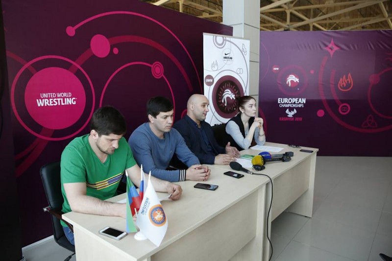 Пресс-конференция, посвященная греко-римскому стилю на чемпионате Европы