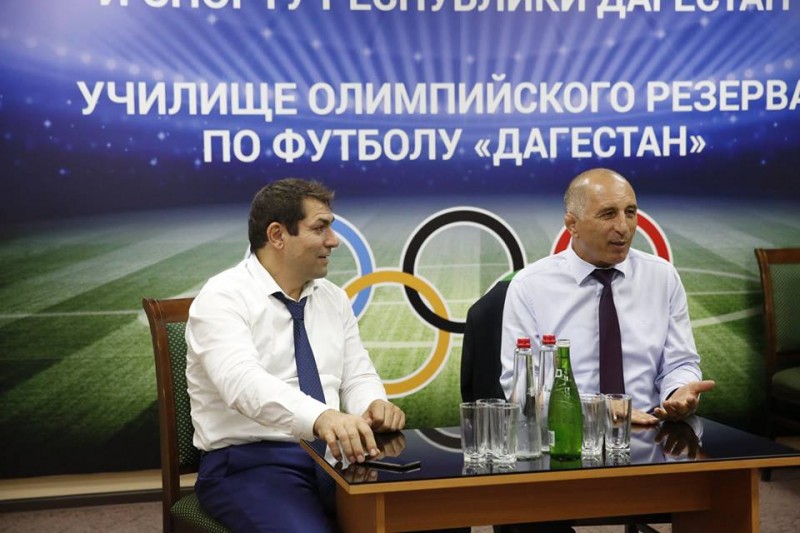 Встреча с воспитанниками Училища олимпийского резерва по футболу "Дагестан" г. Каспийск