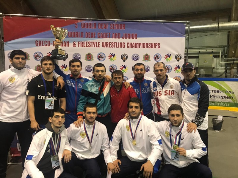 Семь медалей завоевали дагестанские борцы (спорт глухих) на чемпионате и первенстве мира 