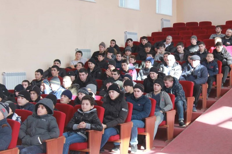 Встреча с учащейся молодежью в Гергебильском районе 