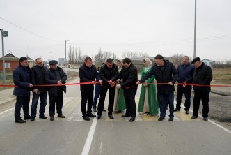 В Дагестане состоялось открытие сразу трех участков отремонтированных дорог республиканского значения